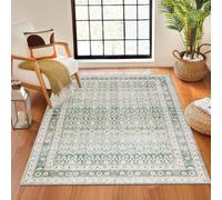 Livabliss Our Pnw Home X Machine Washable Oriental Boho Olive Rainier Area Rug in Green | Size: 160 cm x 220 cm Livabliss Green 160 cm x 220 cm