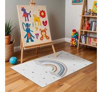 Livabliss Raini-Bow Kids Bedroom Machine Washable Area Rug | Size: 160 cm x 215 cm Livabliss Multicolor 160 cm x 215 cm