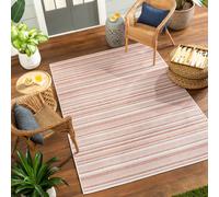 Livabliss Round In- & Outdoor Global Saffron Kavita Area Rug in Pink | Size: 160 cm x 230 cm Livabliss Pink 160 cm x 230 cm