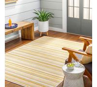 Livabliss Round In- & Outdoor Global Saffron Kavita Area Rug in Yellow | Size: 130 cm x 190 cm Livabliss Yellow 130 cm x 190 cm