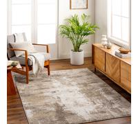 Livabliss San Francisco-Abstract Blue Grey Yellow Brown Modern Marble Living Rug in Light Brown | Size: 160 cm x 215 cm Livabliss Light Brown 160 cm x 215 cm