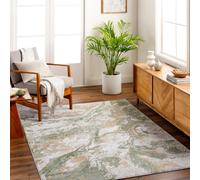 Livabliss San Francisco-Abstract Blue Grey Yellow Green Black Modern Marble Living Rug | Size: 160 cm x 215 cm Livabliss Green 160 cm x 215 cm