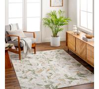 Livabliss San Francisco-Abstract Green Tan Taupe Ivory Modern Marble Living Dining Rug | Size: 160 cm x 215 cm Livabliss Green 160 cm x 215 cm