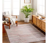 Livabliss San Francisco-Modern Pink Grey Green Burgundy Black Graphic Living Rug in Coral | Size: 120 cm x 170 cm Livabliss Coral 120 cm x 170 cm