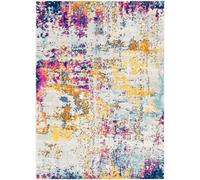 Livabliss Sarah Abstract Rug Abstract Modern Marble Medium Grey Rug 160 X 220 Cm - Easy Care, Non Shedding, Ideal For Living Room & Bedroom
