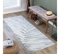 Livabliss Scandi Coastal Medium Green Alaya Runner Rug 80 X 220 Cm - Easy Care, Non Shedding, Ideal For Hallway Or Beside The Bed