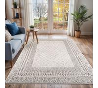 Livabliss Scandi Geometric High Pile Ambre Area Rug in Grey | Size: 200 cm diameter Livabliss Grey 200 cm diameter