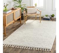 Livabliss Scandi Global High Pile Tatum Area Rug in Ivory | Size: 160 cm x 215 cm Livabliss Ivory 160 cm x 215 cm