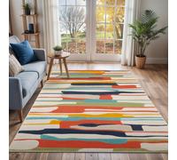 Livabliss Scandi Modern Pukka Area Rug in Coral | Size: 80 cm x 150 cm Livabliss Coral 80 cm x 150 cm