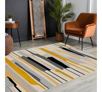 Livabliss Scandi Modern Pukka Area Rug in Mustard | Size: 200 cm x 275 cm Livabliss Mustard 200 cm x 275 cm
