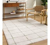 Livabliss Tivoli Washable Modern High Pile Rug in Cream | Size: 200 cm x 275 cm Livabliss Cream 200 cm x 275 cm