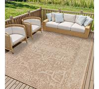 Livabliss Tuareg-Vintage Beige Ivory Traditional Boho In- & Outdoor Jute-Look Rug | Size: 160 cm x 215 cm Livabliss Beige 160 cm x 215 cm