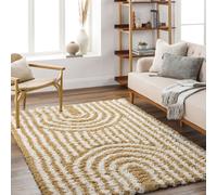 Livabliss Urban Shag-Modern Grey White Beige Brown Soft Plush Pile Living Bedroom Rug in Camel | Size: 200 cm x 290 cm Livabliss Camel 200 cm x 290 cm