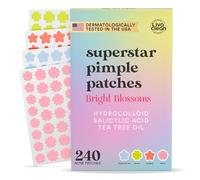 LivaClean 240 CT Cute Star Pimple Patches for Face - Hydrocolloid Acne Patch with Tea Tree, Spot Patches for Blemishes, Zit Stickers, Hydrocolloid Spot Patch for Clear Skin