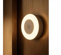 livager Rechargeable Touch Light Kids Baby Nursery Night Light with 3 Colour Modes Mini Magnetic Dimmable Wireless Stick-on LED Push Tap Light for Bedroom Hallway Living Room Kitchen Cupboards