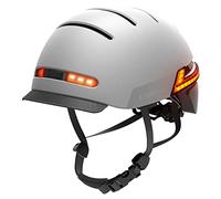 LIVALL BH51M Neo 2020 Smart Cycle Helmet with brake warning lights, indicators, fall-detection alert, plus stereo speakers & microphone for music playback (Sandstone) 57-61cm