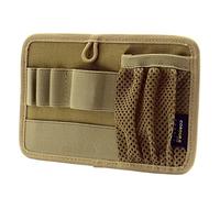 LIVANS Tactical Bag Insert Panel Organizer, Utility Admin Panel Hook and Loop Modular Organizer with Hook Fasteners for Packs Backpack or Messenger Bags