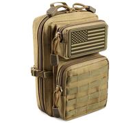 LIVANS Tactical Molle Utility Pouch, EDC Tool Pouch Tactical Phone Pouches Mini Waist Pouches Medical EDC IFAK Pack Mini Design of 3-Day Backpack