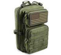 LIVANS Tactical Useful Molle Pouch, EDC Tool Pouch, Tactical Mobile Phone Pouch, Mini Waist Pack, Medical EDC IFAK Kit, Mini Design Fits 3 Day Backpack