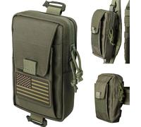 LIVANZ Tactical Backpack Accessories Pouch, Molle Accessories Shoulder Strap Attachment Pouches Utility EDC Phone Pouch Sport