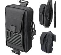 LIVANZ Tactical Backpack Accessories Pouch, Molle Accessories Shoulder Strap Attachment Pouches Utility EDC Phone Pouch Sport