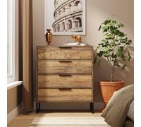 Livara Messina 4 Drawer Chest - Oak