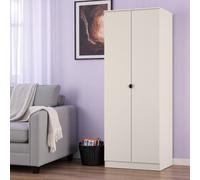Livara Ready Assembled Canmore 2 Door Wardrobe - Beige