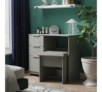 Livara Ready Assembled Orillia Dressing Table - Grey