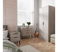 Livara Ready Assembled Talia 3 Piece Furniture Set - Oak