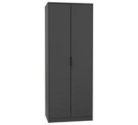 Livara Ready Assembled Verona 2 Door Wardrobe - Grey
