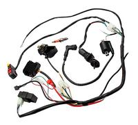 LIVASH Complete Electrics Wiring Harness CDI Ignition Coil Solenoid Relay Kits for 4-Stroke ATV QUAD Dirt Bike 150Cc 200Cc
