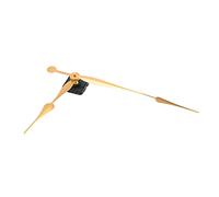 LIVASH High Torque Long Shaft Clock Movement Mechanism with 12 Inch Long Spade Hands (Gold)