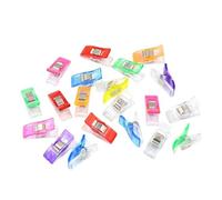 Livawnd 30 Pack Multi-Color Sewing Clips, Durable Quilting Fasteners with Measurement Markings, Fabric Holders for Dressmaking, Crafting & Household Use
