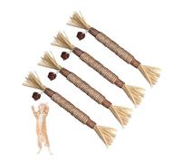 Livawnd Silvervine Chew Sticks,Kitten Toys Natural Cat Teeth Nip Cleaning Teeth Chew Catnip Toys for Indoor Cat Cleaning Kitten Stress Release