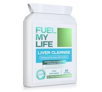 LivCleanse 60 Capsules - Choline, Alpha Lipoic Acid, N-Acetyl Cysteine & 9 Botanicals Including Turmeric and Chlorella