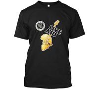 Live Aid 1985 Rock Concert Mens T-Shirt Cotton Unisex Black Tee Tops M