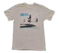 Live at Reading T Shirt Nirvana Brown XXL