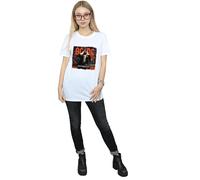 Live At River Plate Columbia Records Cotton Boyfriend T-Shirt AC/DC White XXL