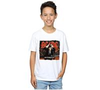 Live At River Plate Columbia Records T-Shirt AC/DC White 5-6 Years