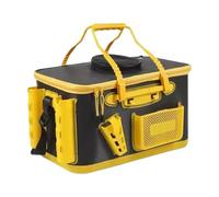 Live Bait Bucket - Live Fish Box | Portable Fish Container | Durable Equipment for Transporting Trolling Camping Travel Sea Beach Boat Car, Outdoor Fishing Equipment for Friends Family Anglers