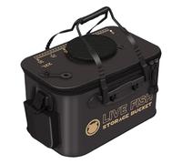 Live Bait Bucket - Portable Insulated Bait Box for 22 Litres, Foldable EVA Fish Container with Lid and Air Hole | Cooling Container For P