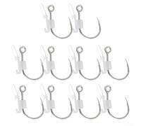 Live Bait Security Hooks 10pcs Luminous Design | Glow in dark feature, attracts fish at night, mimics bioluminescence, dawn dusk effective, deep water use