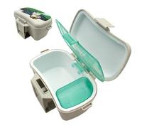 Live Bait Storage - Portable Worm Holder, Thermal Insulated Box, Multi Compartment Lure Organizer, Easy Carry Fishing Tool | Practical Outdoor Kayak Boat Shore Camping Angler Equipment Utility