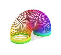 Live Beside Rainbow Slinky Spring Toy, Magic Tricks Toys for Autistic Children, Kids and Mini Babies, Fidget Toys for Bubbles Party Bag Fillers