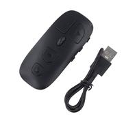 Live Broadcast Remote Control with Zoom and Shutter for Smartphones, 10m Wireless BT5.3 Connectivity with Scrolling Controller, Compact 24g ABS Design with 300mAh Battery and 5V1A Charging, Black