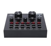 Live Broadcast Sound Card,Live Sound Card,Voice Changer Device for PS4/Phone/Computer,Sound Card with Multiple Funny Sound Effect