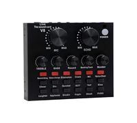 Live Broadcast Sound Card, Professional Streaming Soundboard, Audio Mixer, Wireless Karaoke Sound Card, Podcast Production Studio Equipment, For Music Production, Cordless Design For Home And Studio