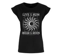 Live By The Sun Ladies Black Premium T-Shirt