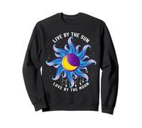 Live By The Sun Love By The Moon Astrology Horoscope Zodiac Sweatshirt