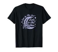 Live by The Sun Love by The Moon cool celestial design T-Shirt